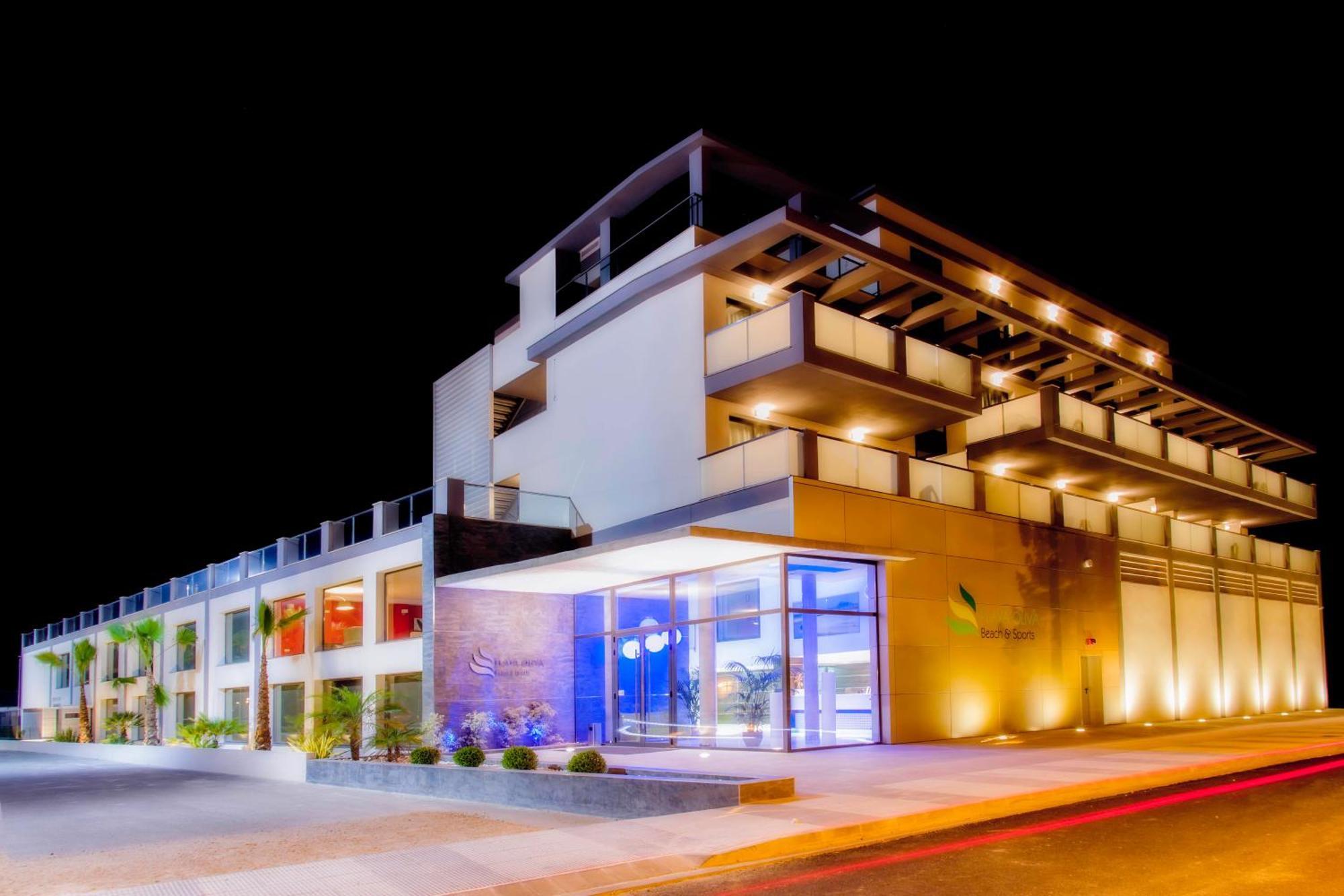 Aparthotel Playa Oliva Buitenkant foto
